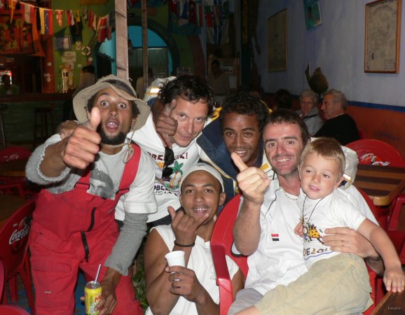 46- Avec Jose Paul et Marco au Clube Nautico 